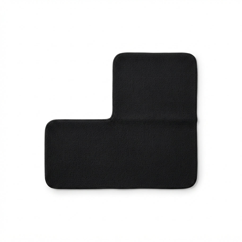 Tapis de Bain d'Angle Antidérapant Mousse à Mémoire de Forme Elléa