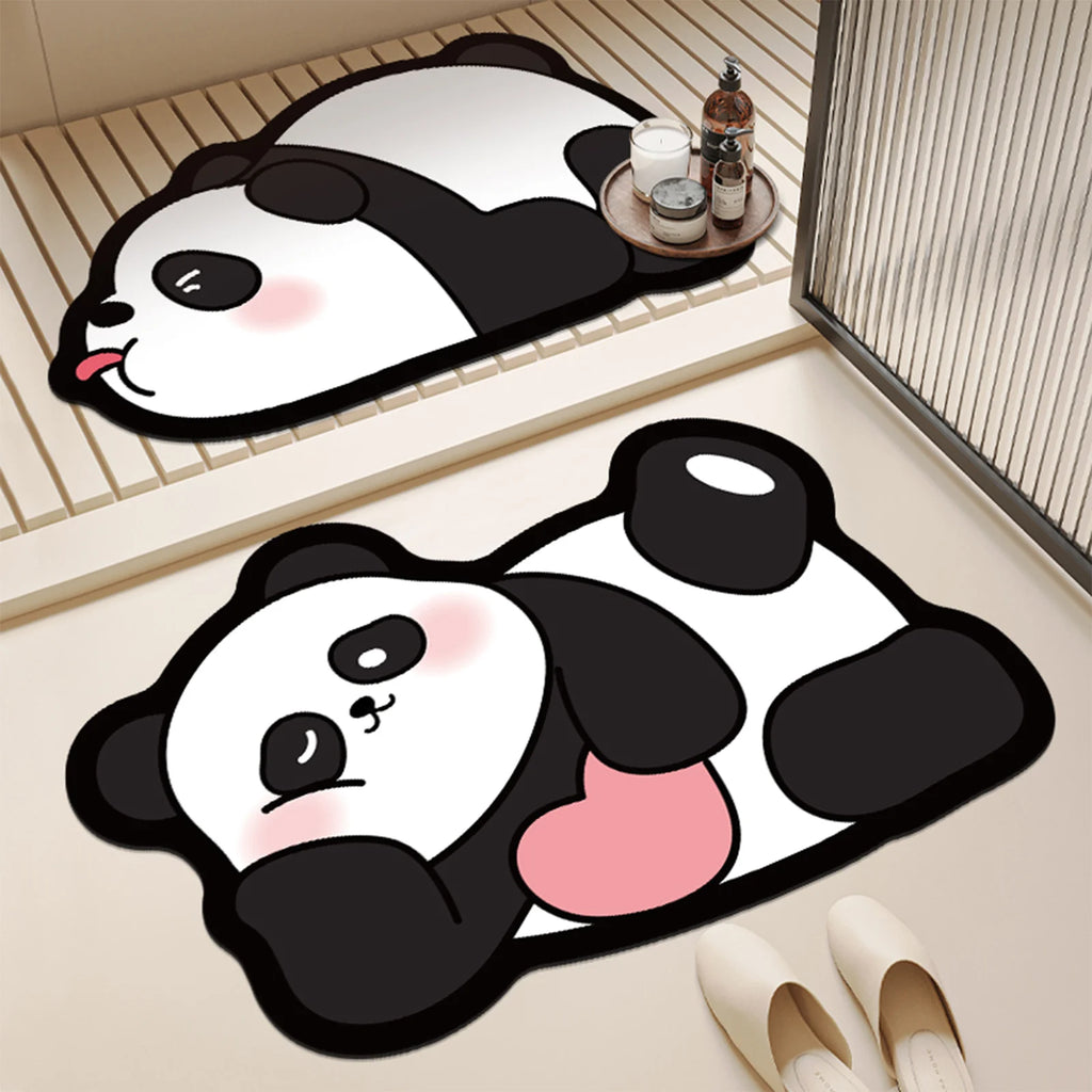 Tapis de Bain Antidérapant Cocoon Forme Originale Ultra-Absorbant