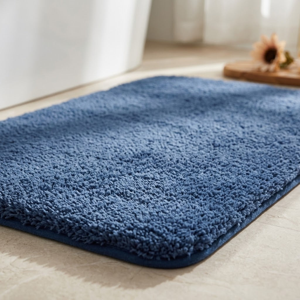 Tapis de Bain Antidérapant Moelleux Mousse à Mémoire de Forme Velya