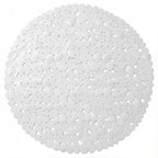 Tapis de douche Rondéa blanc vue de dessus