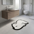 Tapis de Bain Chat Kawaii Néko  Ultra-Doux & Antidérapant