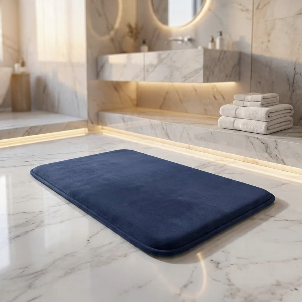 Tapis de Bain SoftMat – Velours Doux, Ultra-Absorbant & Antidérapant
