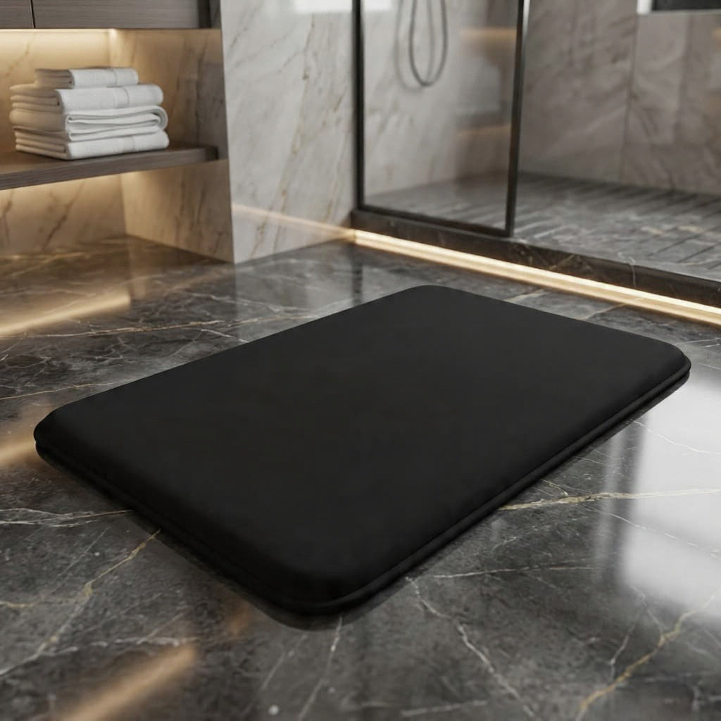 Tapis de Bain SoftMat – Velours Doux, Ultra-Absorbant & Antidérapant