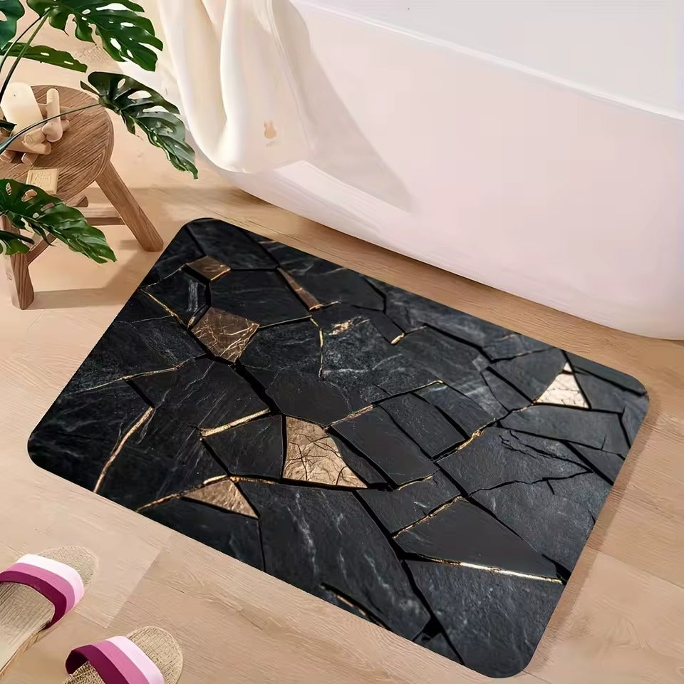Tapis de bain Marbréa près de la douche